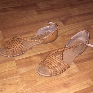 Tan sandals
